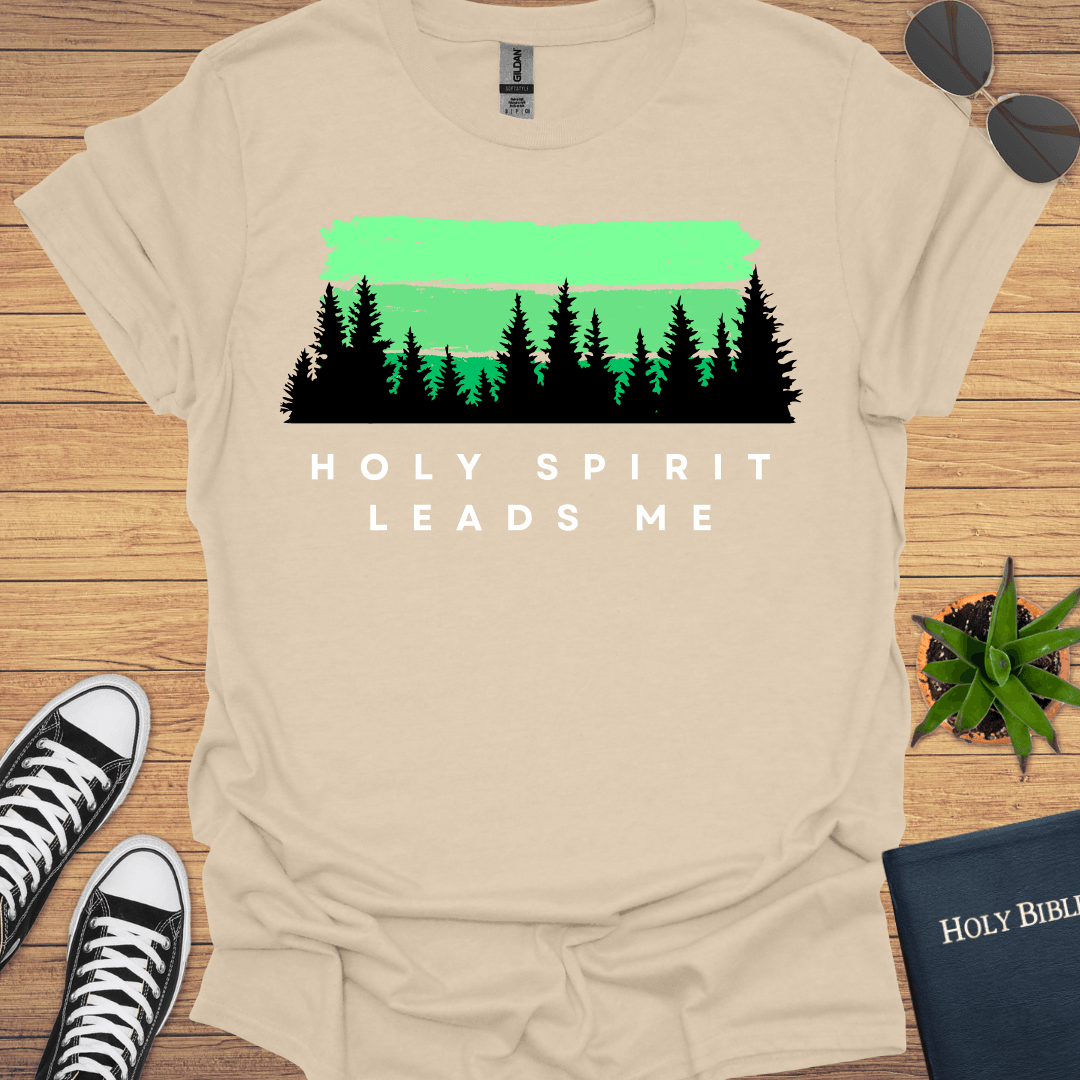 Holy Spirit Leads Me T-Shirt - Christian Clothes