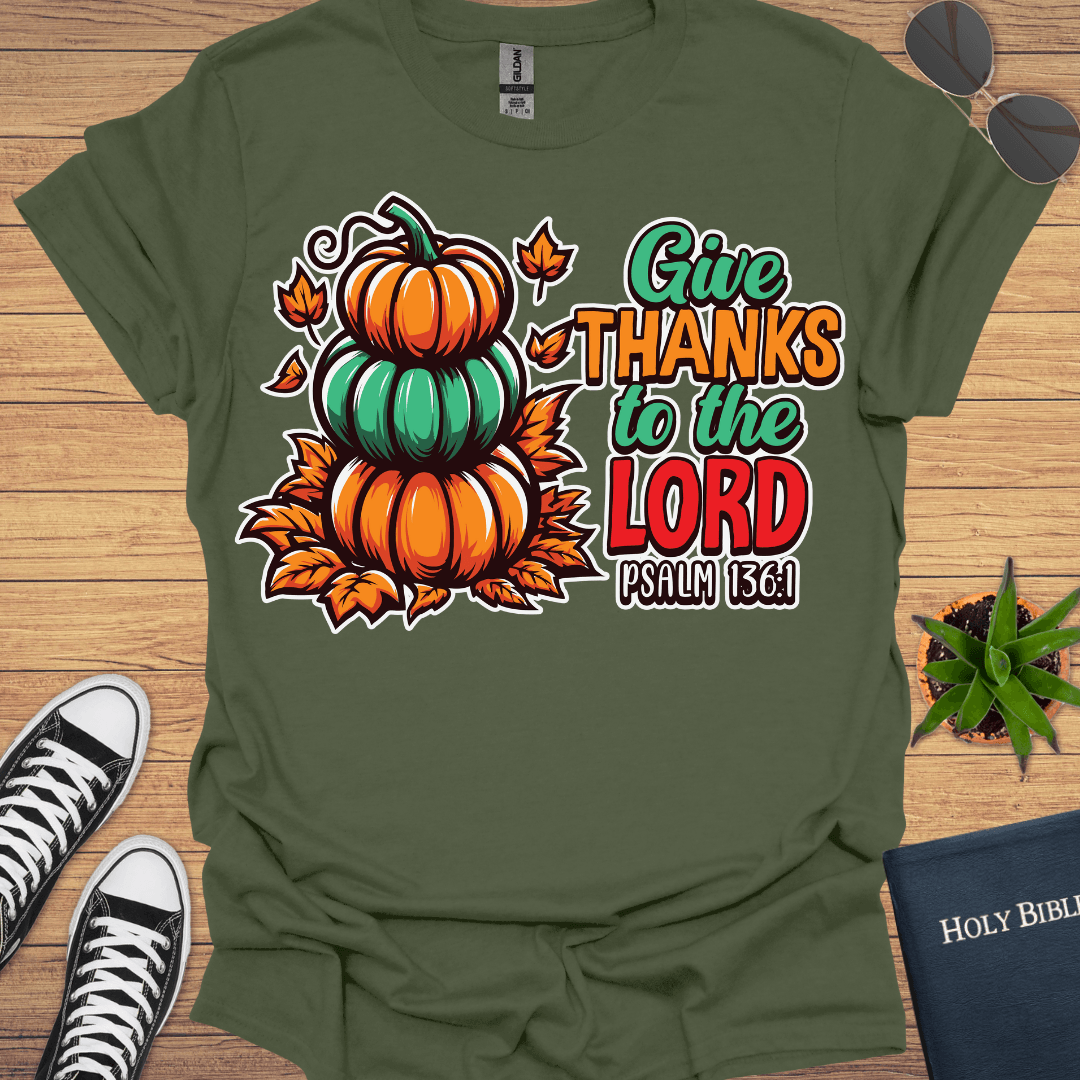 Give Thanks for The T-Shirt - Christian Clothes