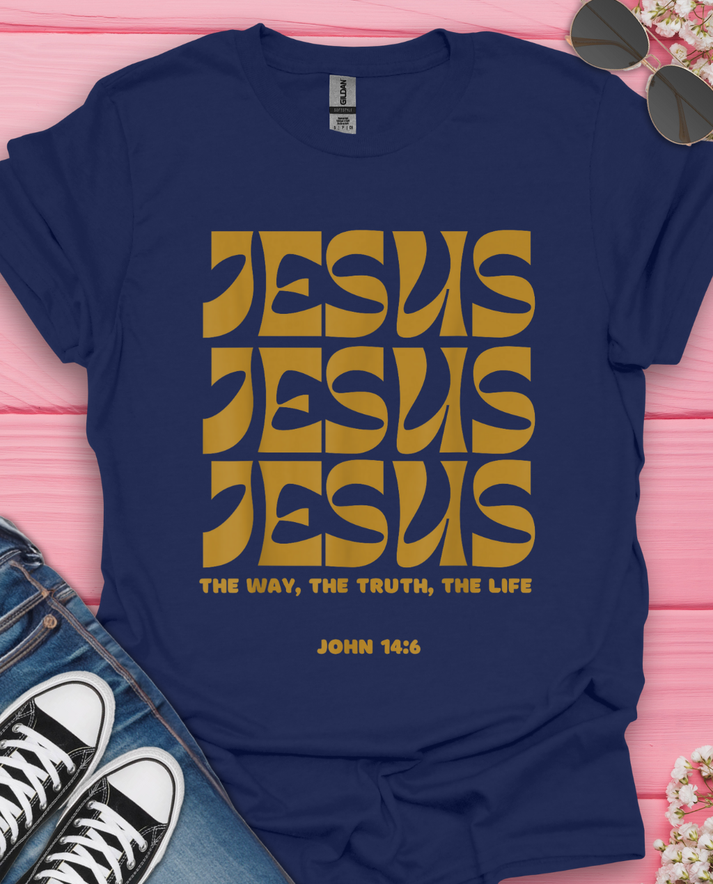 Jesus Gold T-Shirt