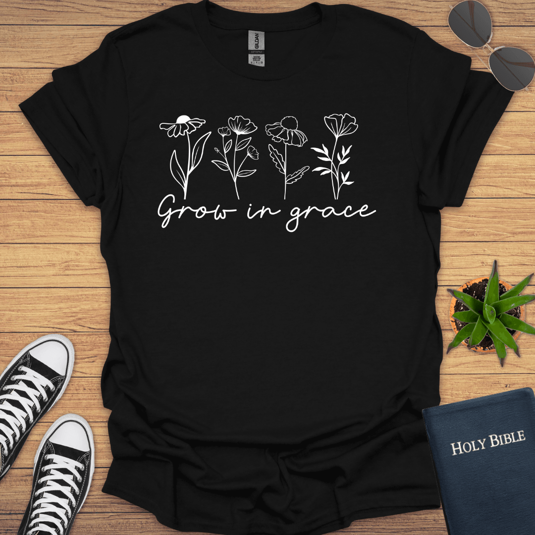 Grow in Grace T-Shirt - Christian Clothes