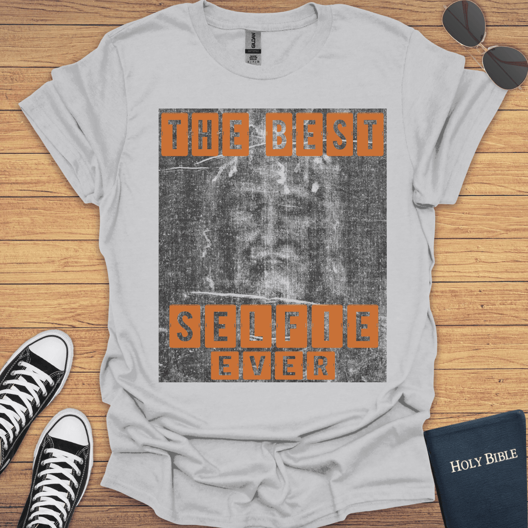 The Shroud Best Selfe Ever T-Shirt - Christian Clothes