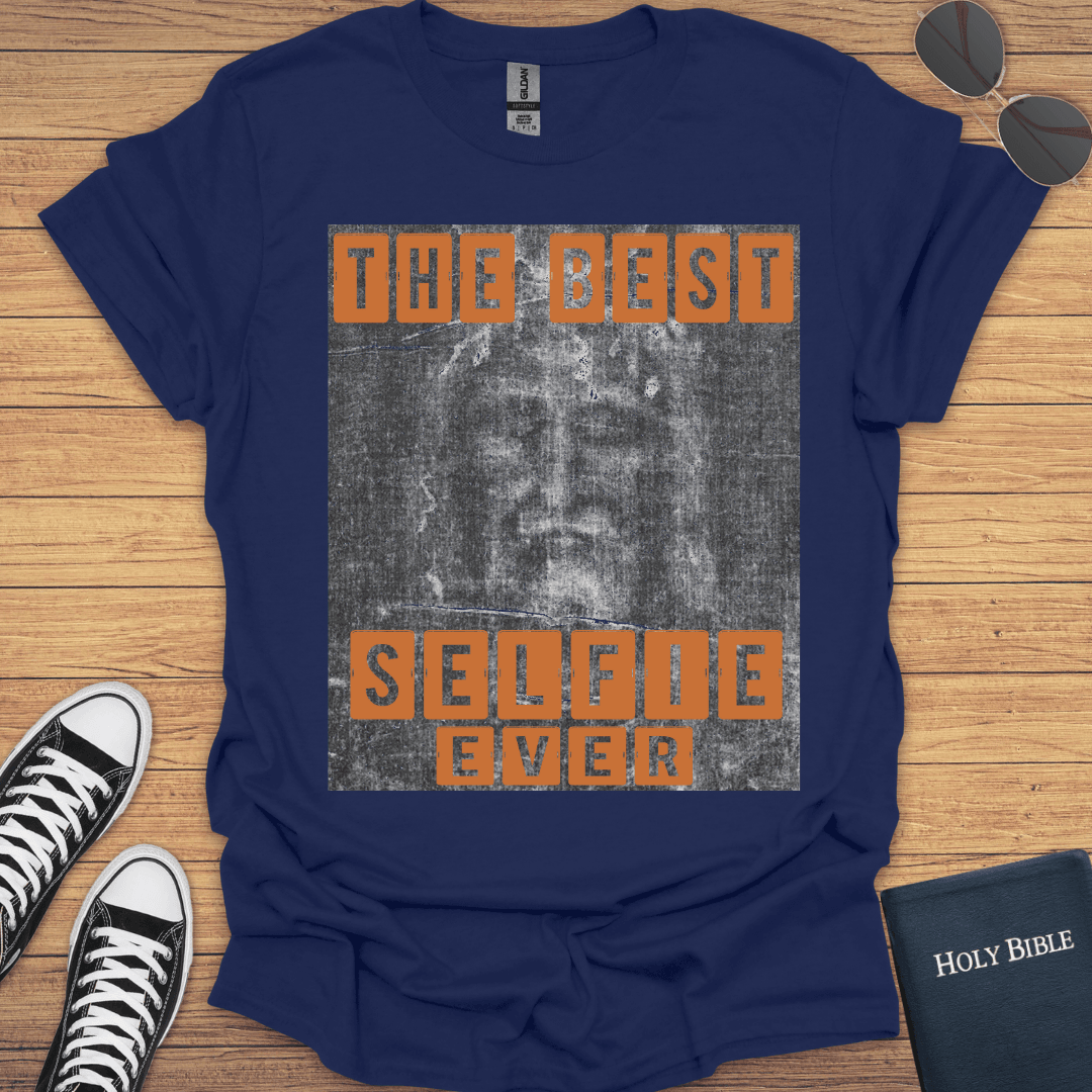 The Shroud Best Selfe Ever T-Shirt - Christian Clothes