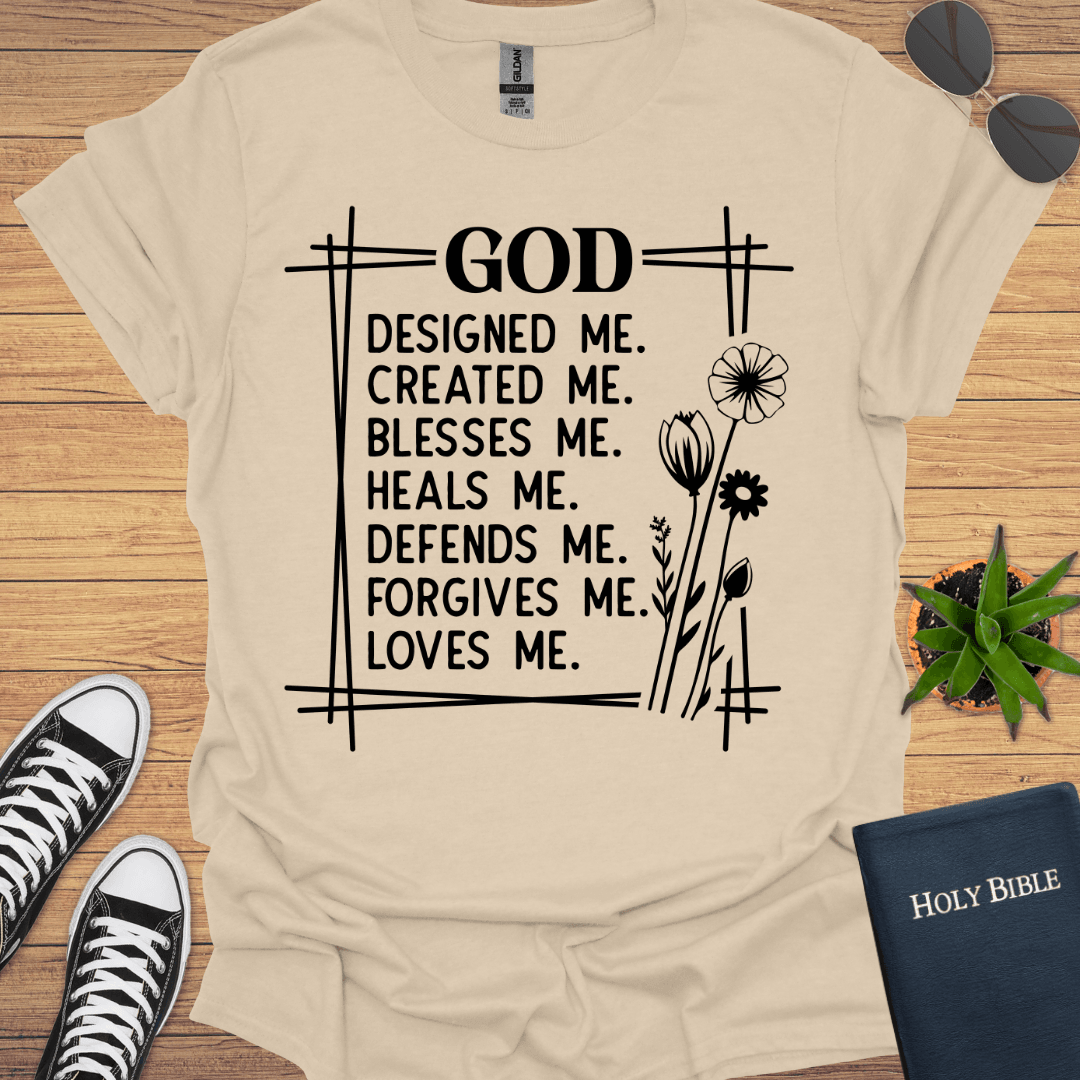 God designed Me T-Shirt - Christian Clothes
