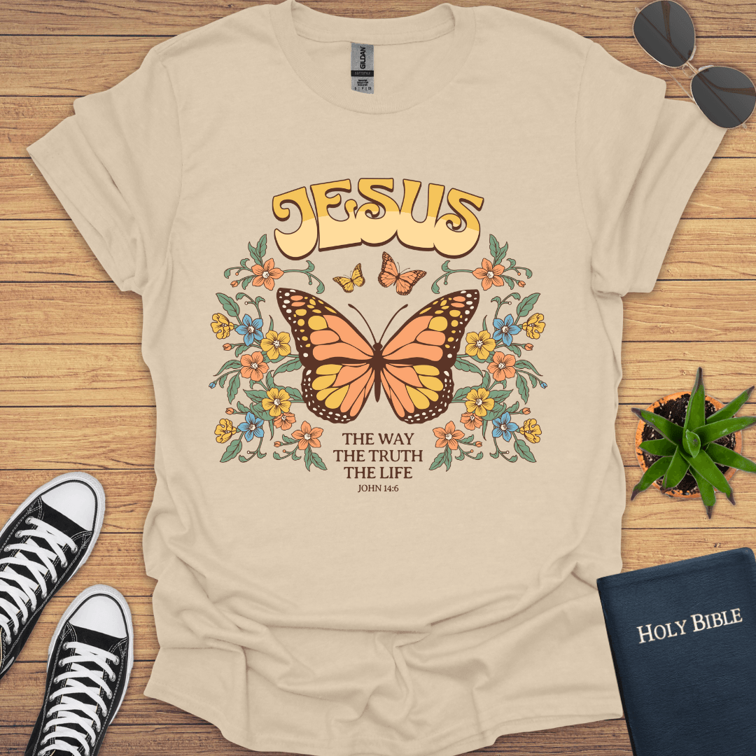 Jesus The Way The Truth The Way T-Shirt - Christian Clothes