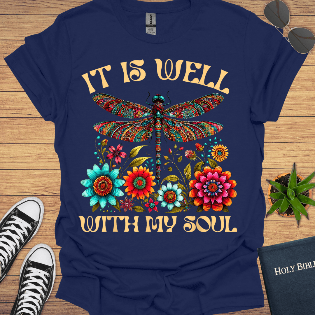 It Is Well With My Soul T-Shirt - Christian Clothes