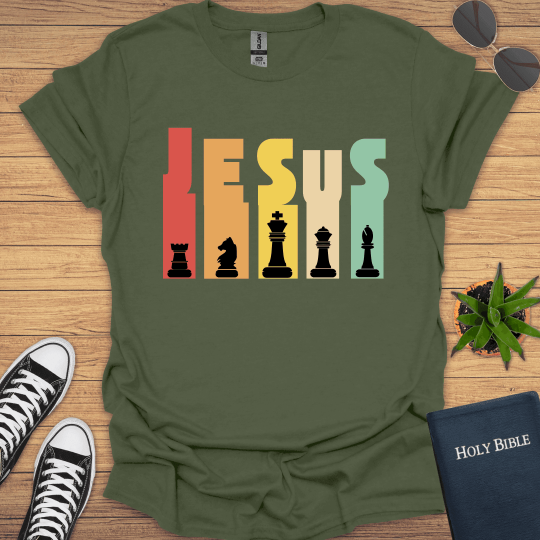 Jesus Chess Design - Christian Clothes