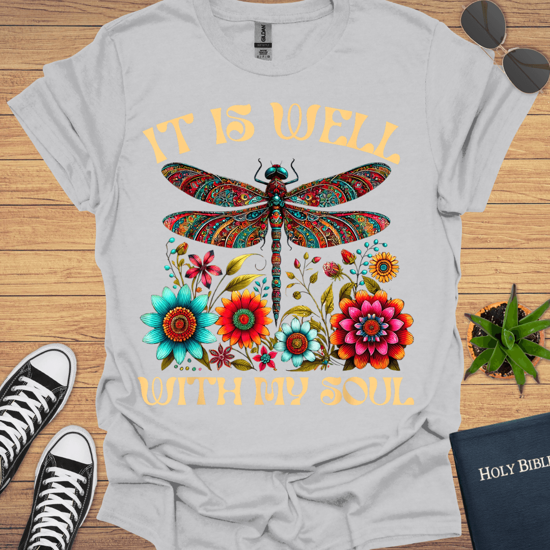 It Is Well With My Soul T-Shirt - Christian Clothes