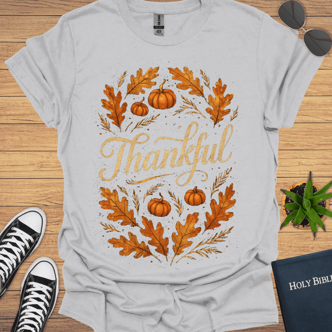 Thankful Autumn T-Shirt - Christian Clothes