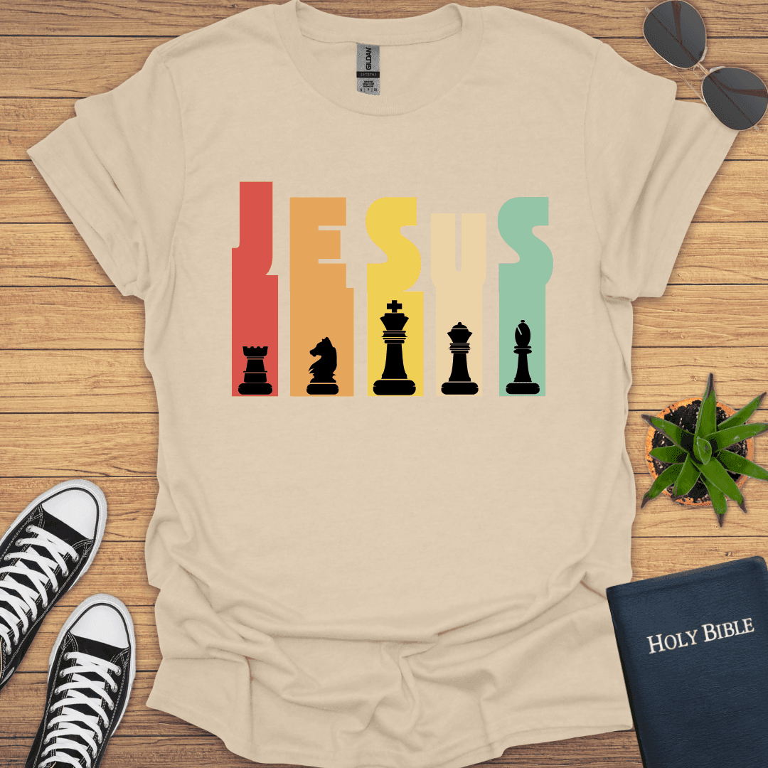 Jesus Chess Design - Christian Clothes