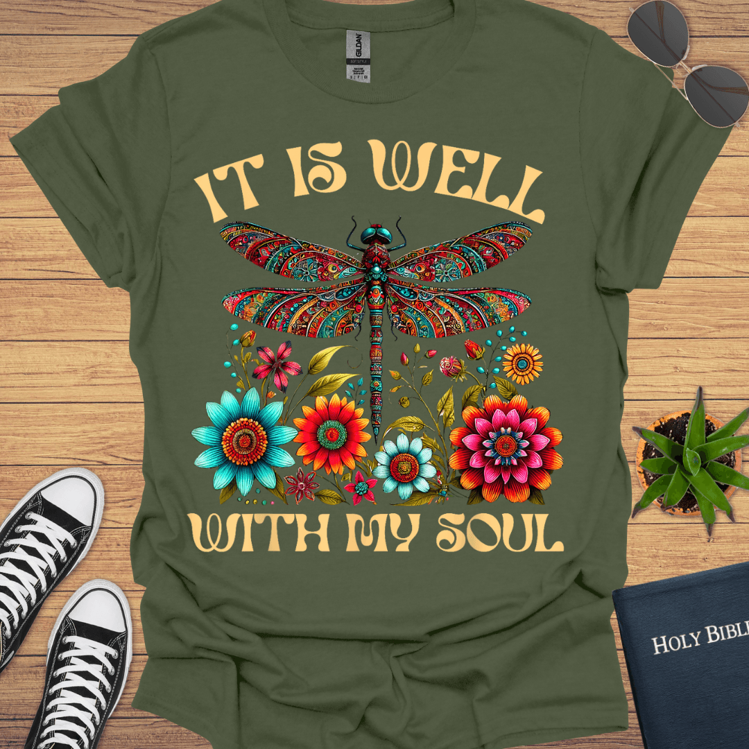It Is Well With My Soul T-Shirt - Christian Clothes
