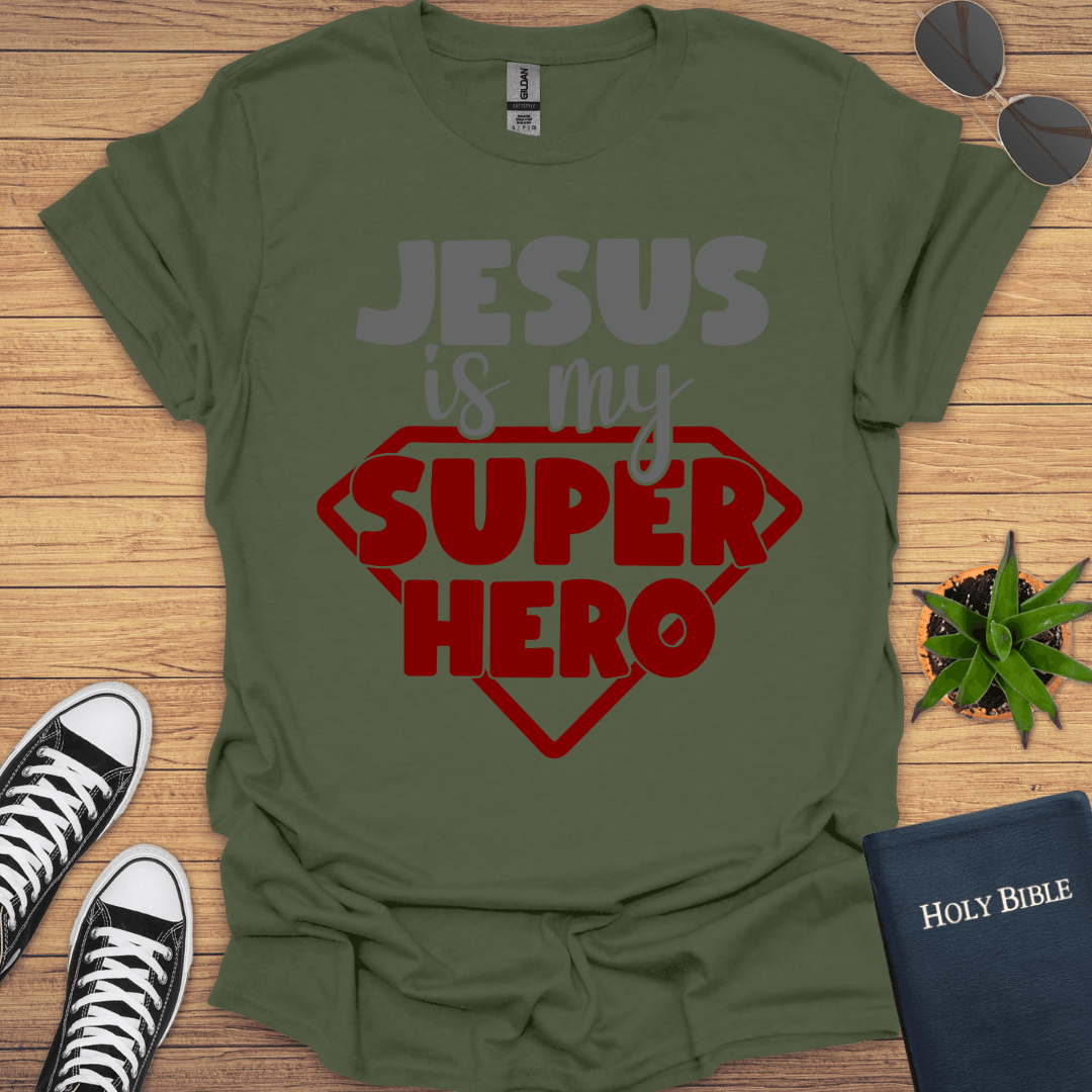 Jesus Is My Superhero T-Shirt - Christian Clothes