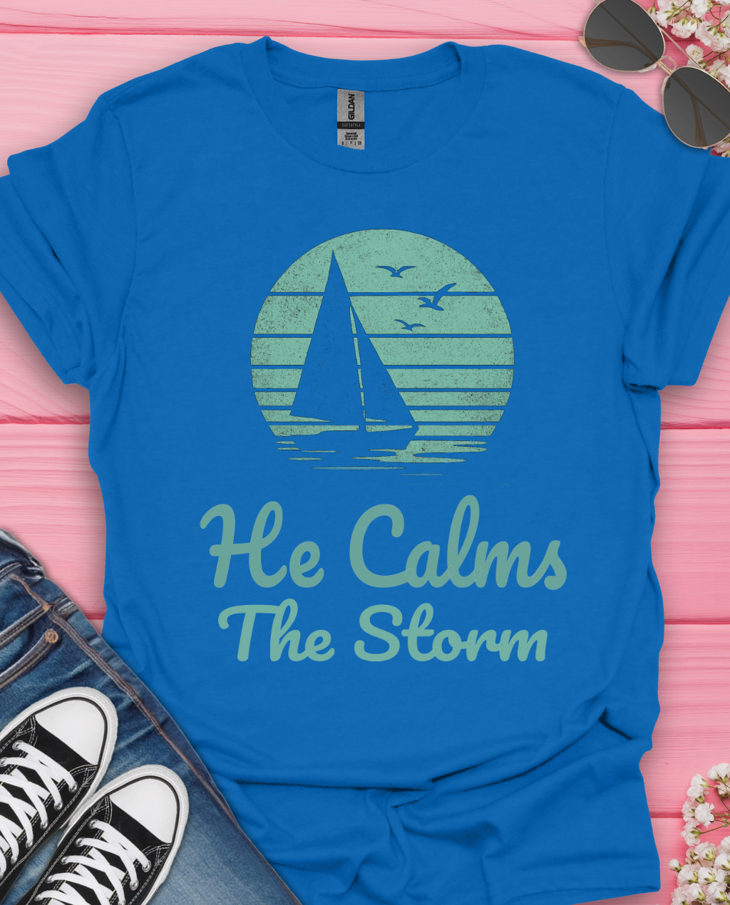 He calms the storm T-Shirt