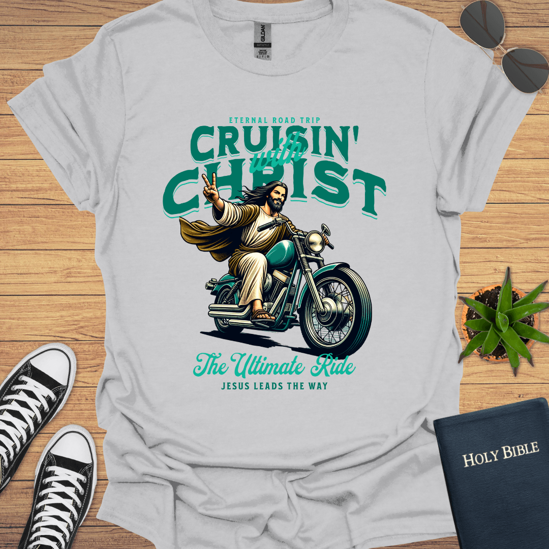 Cruising with Christ T-Shirt - Christian Clothes