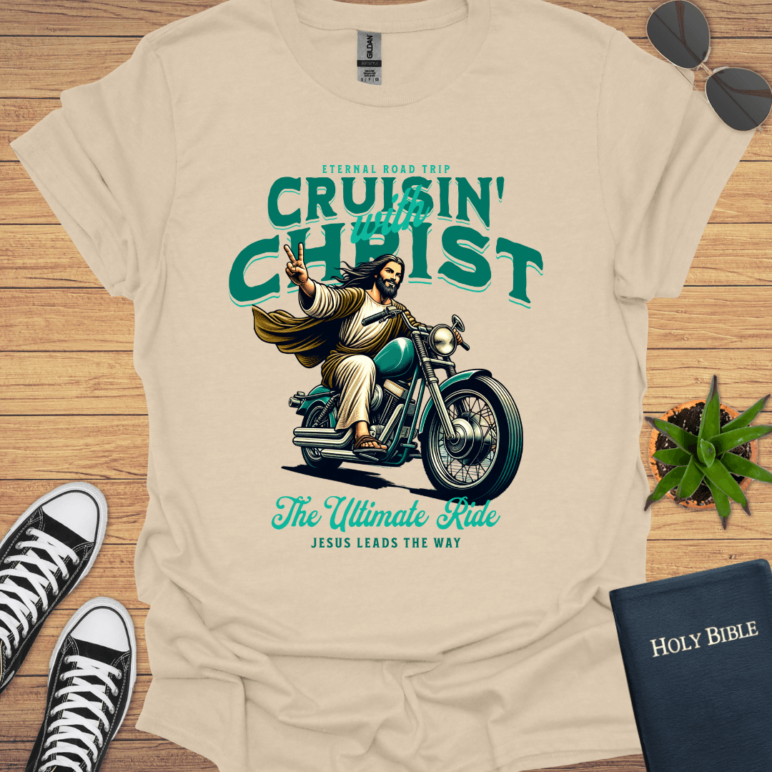 Cruising with Christ T-Shirt - Christian Clothes