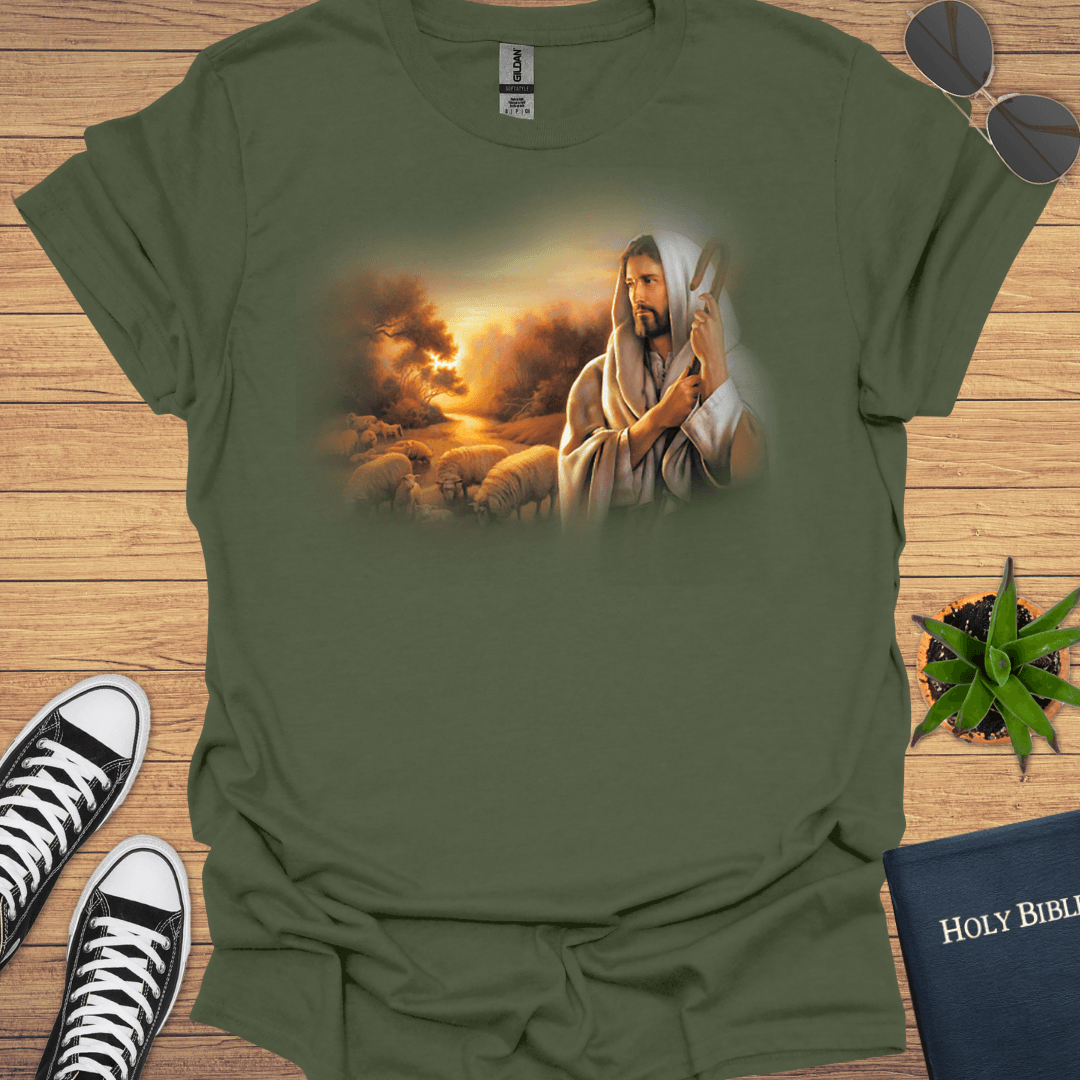 Jesus the Good Shepherd T-Shirt - Christian Clothes