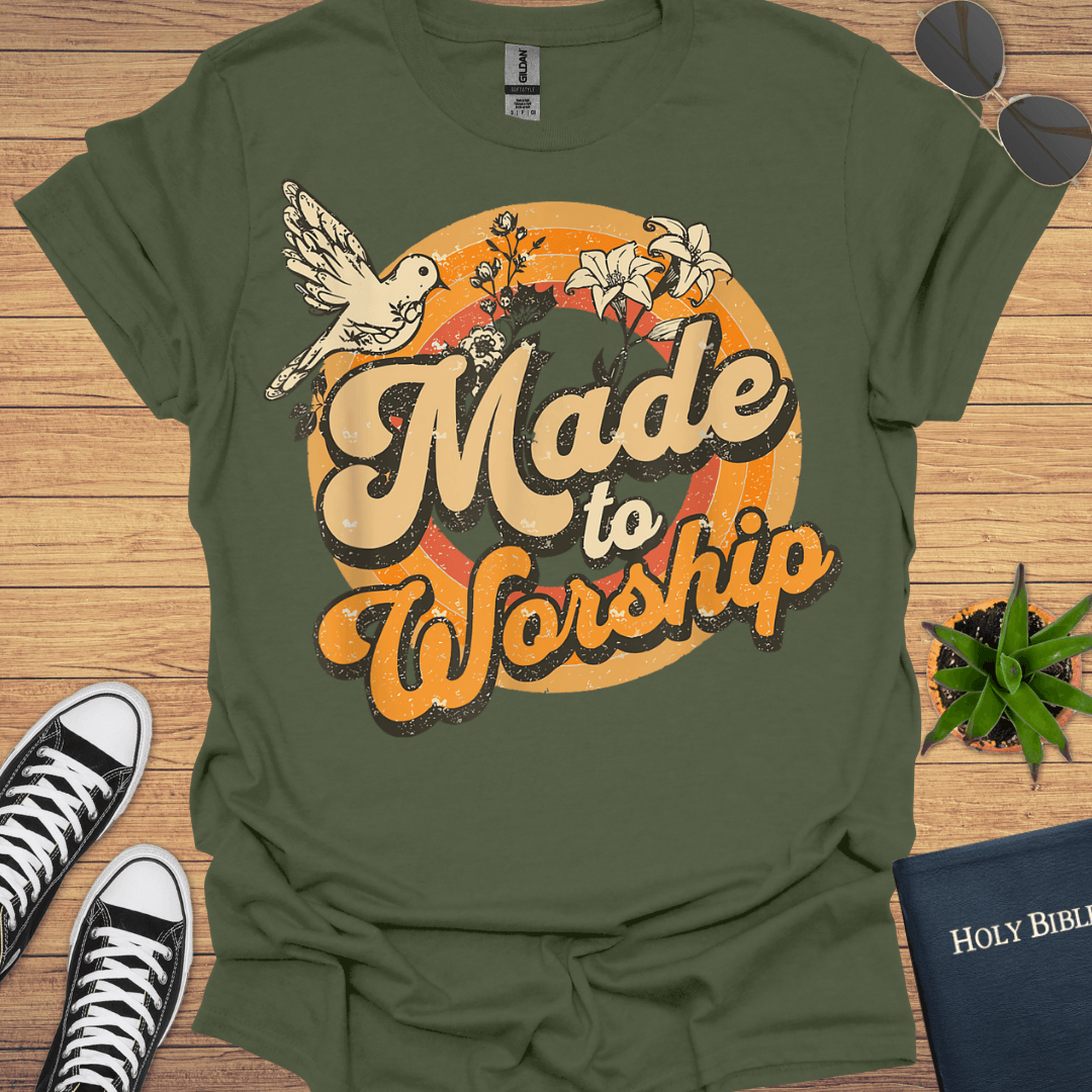 Made To Worship T-Shirt - Christian Clothes