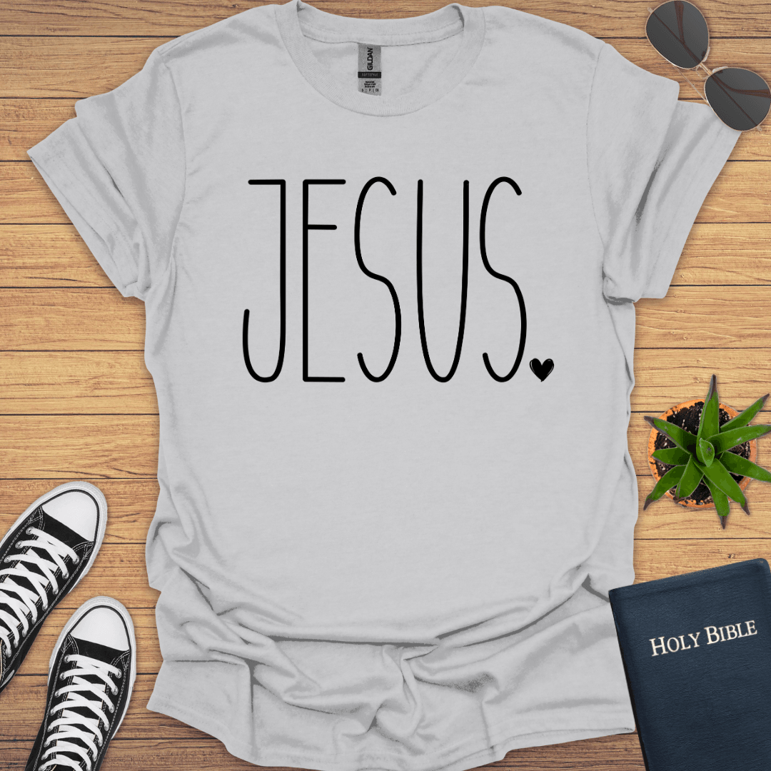 Jesus Minimalist Design T-Shirt - Christian Clothes