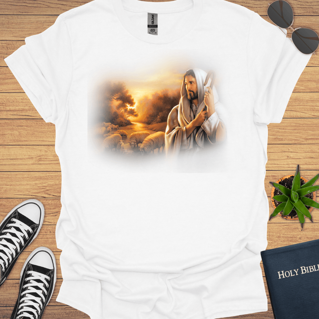 Jesus the Good Shepherd T-Shirt - Christian Clothes