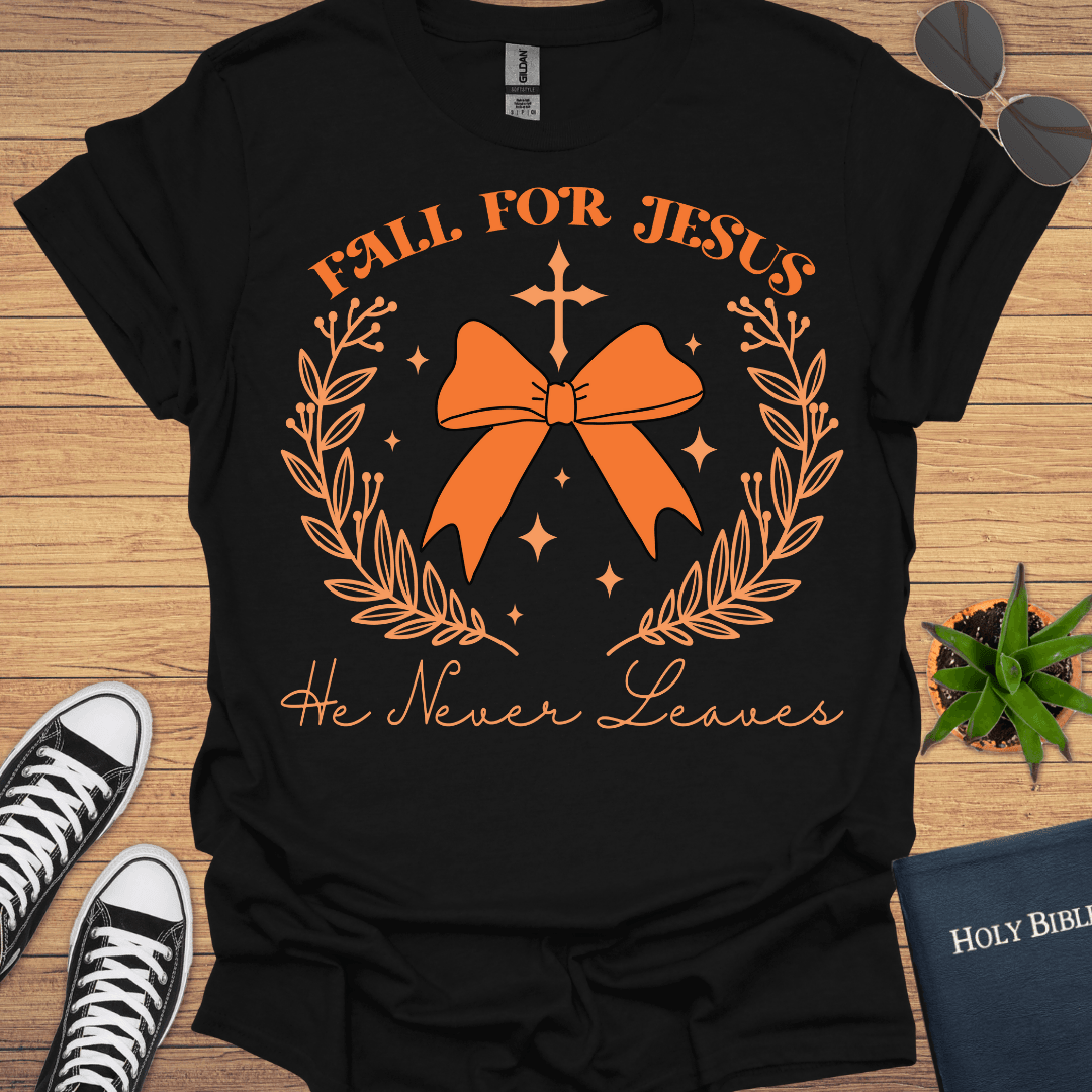 Fall For Jesus T-Shirt - Christian Clothes
