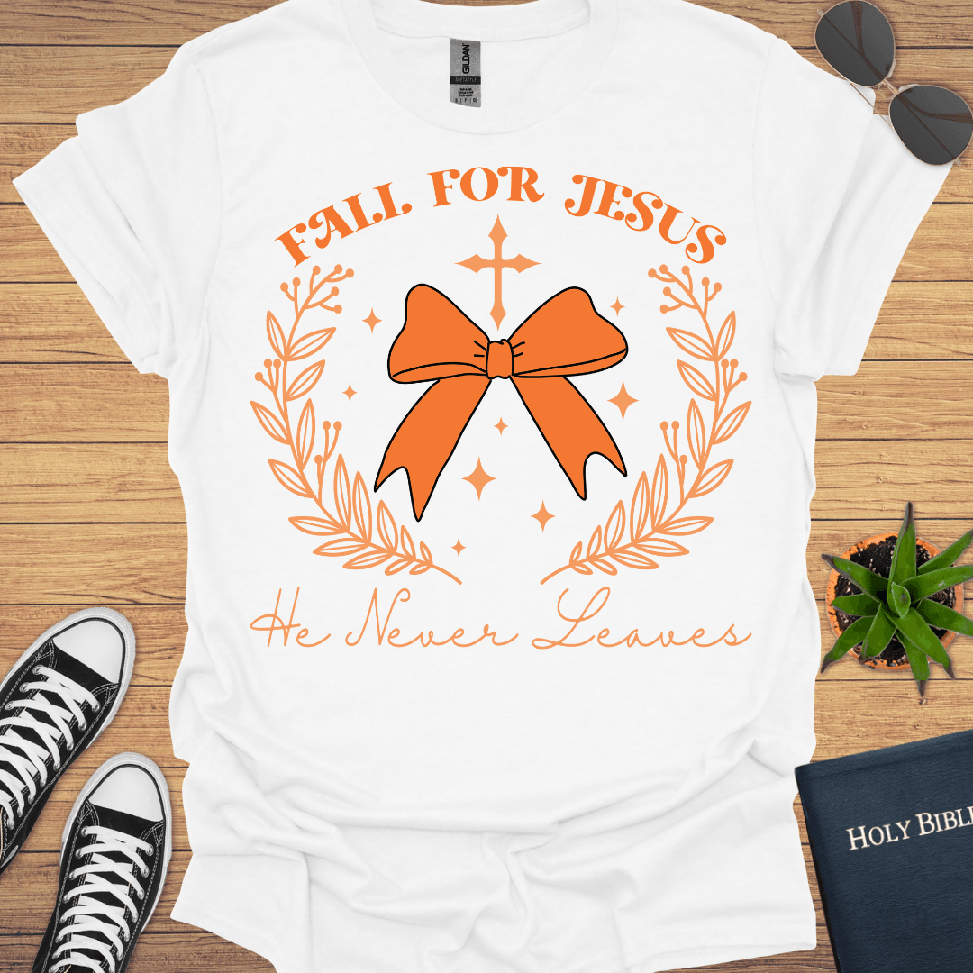 Fall For Jesus T-Shirt - Christian Clothes