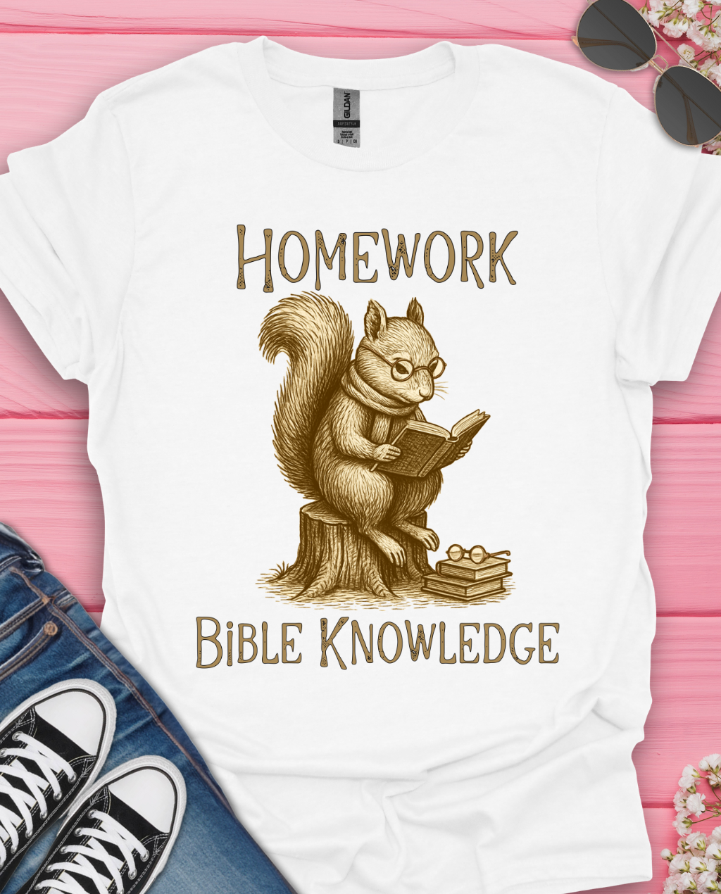 Homework Bible Knowledge T-Shirt