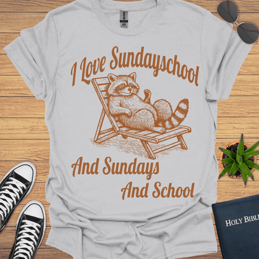 I Love Sundayschool T-Shirt - Christian Clothes