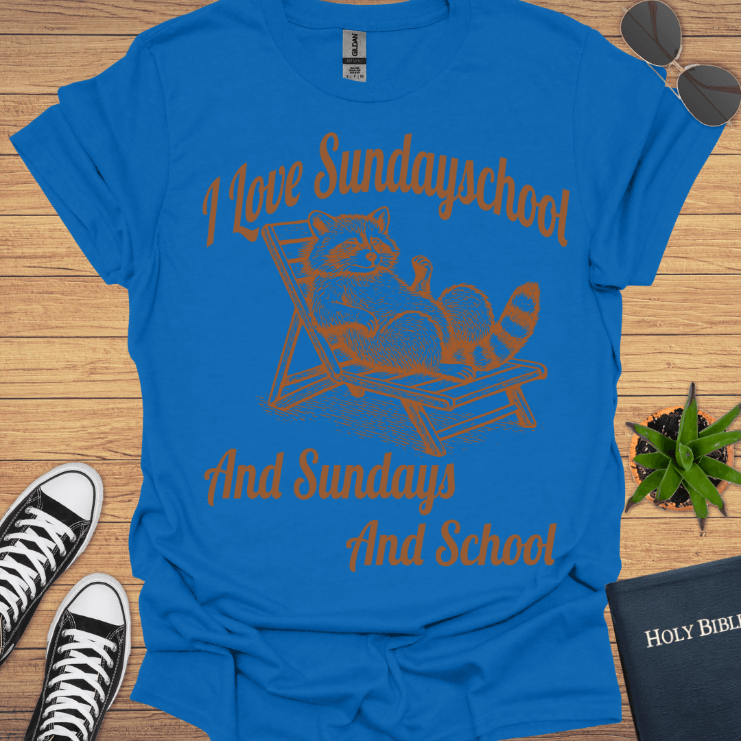 I Love Sundayschool T-Shirt - Christian Clothes