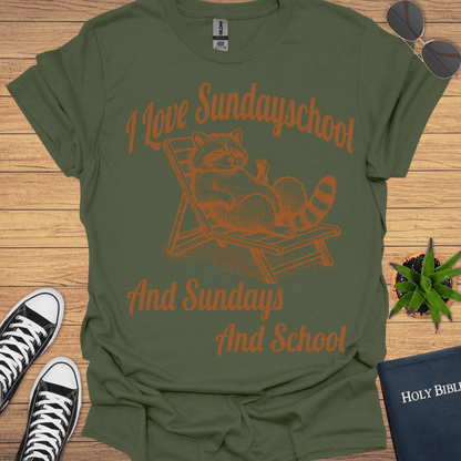 I Love Sundayschool T-Shirt - Christian Clothes