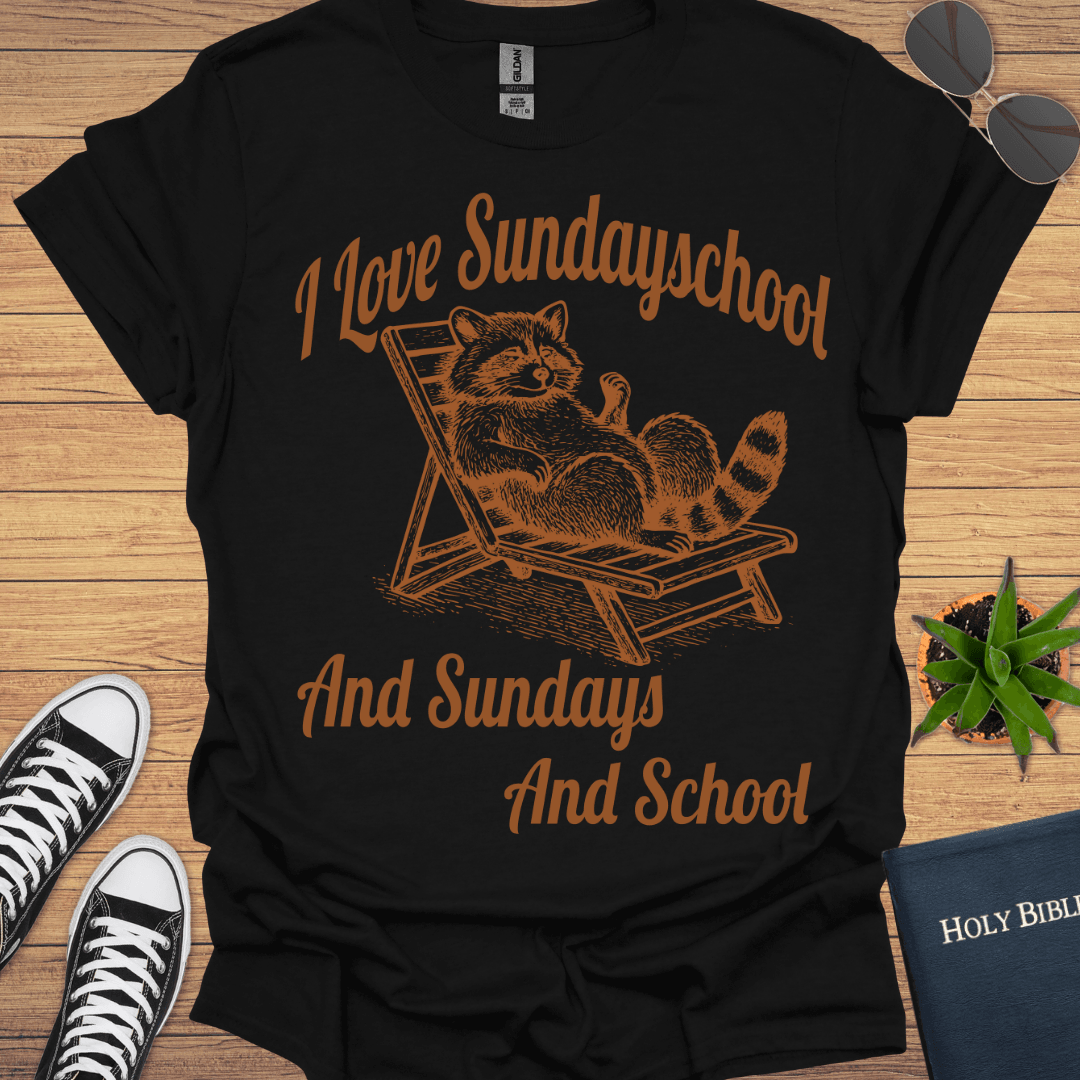 I Love Sundayschool T-Shirt - Christian Clothes