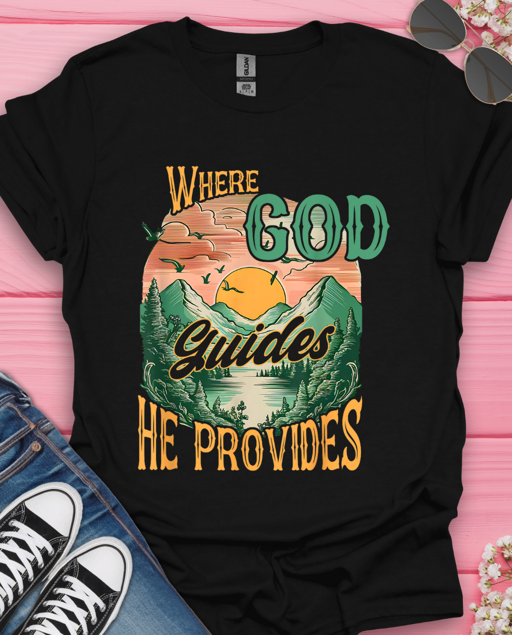 Where God Guides T-Shirt