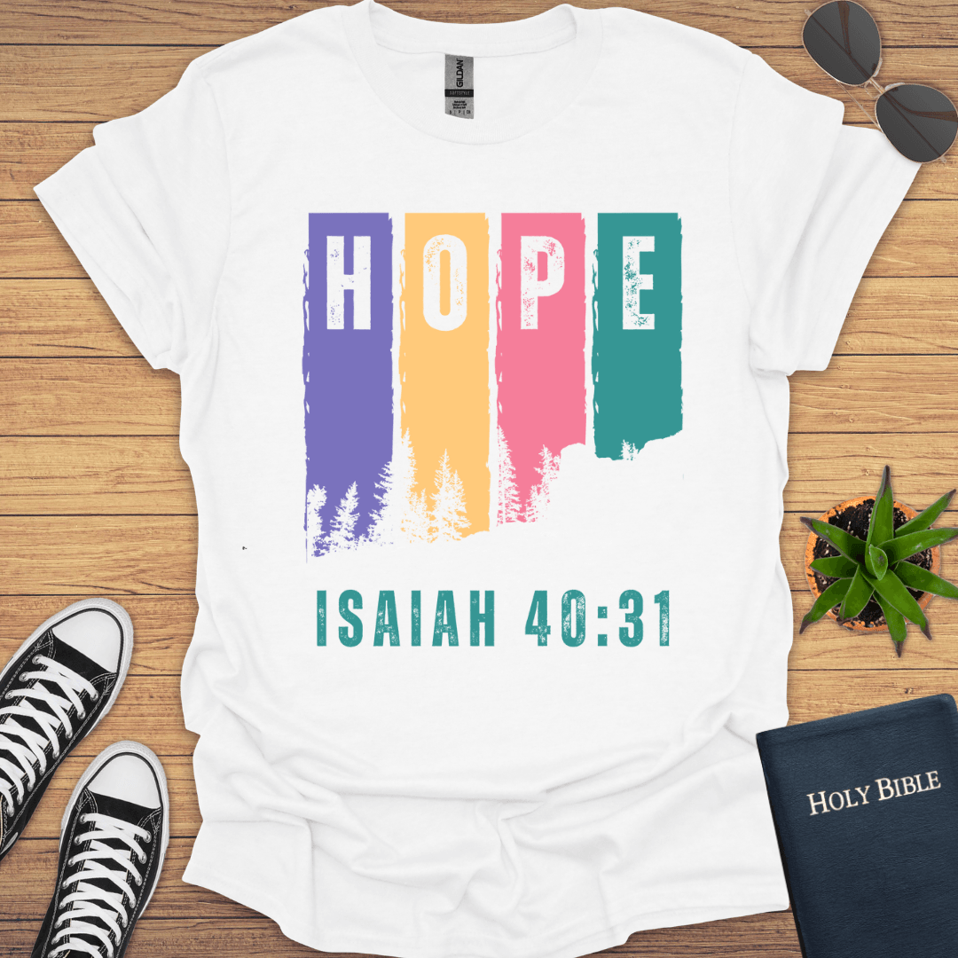 Hope Isaiah 40:31 T-Shirt - Christian Clothes