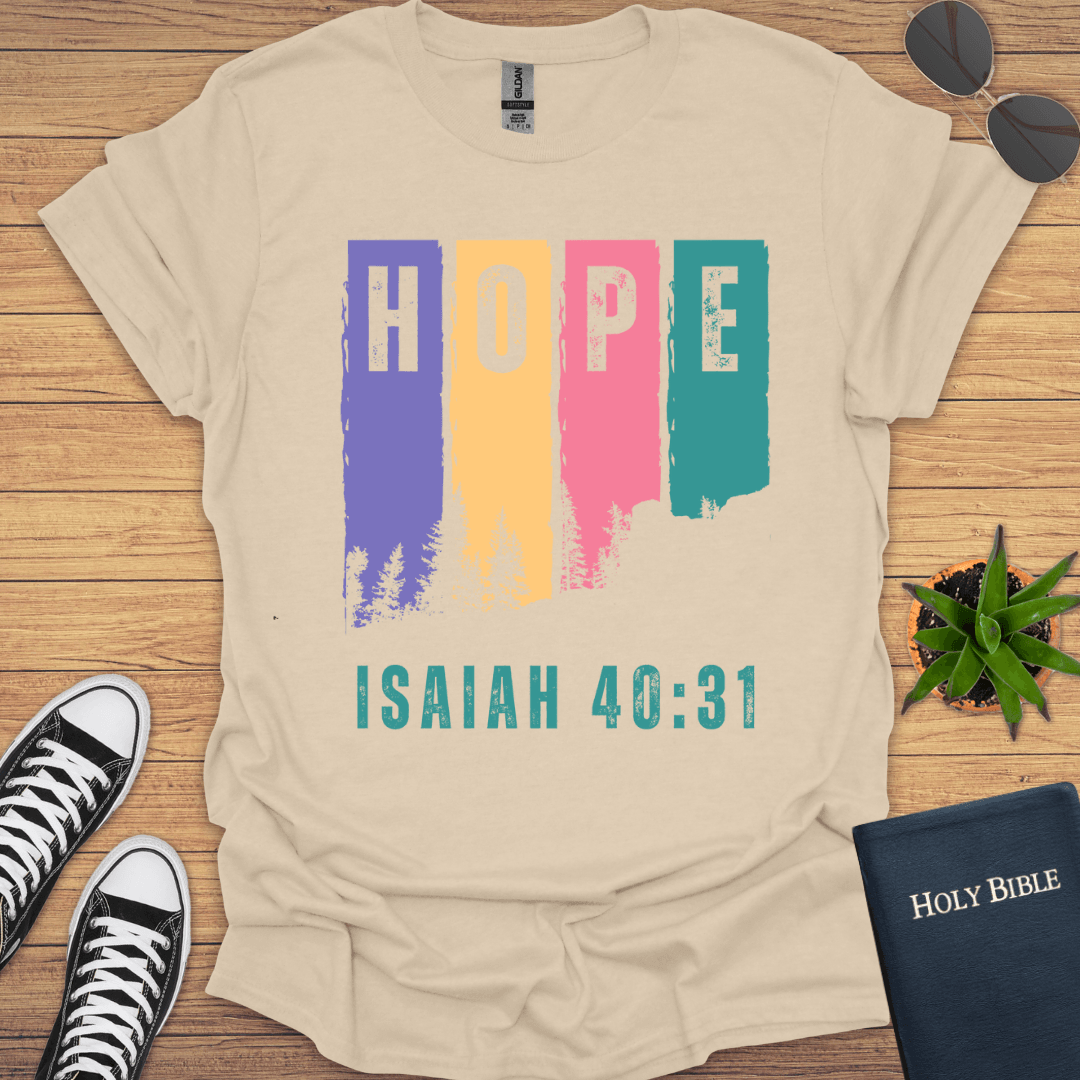Hope Isaiah 40:31 T-Shirt - Christian Clothes