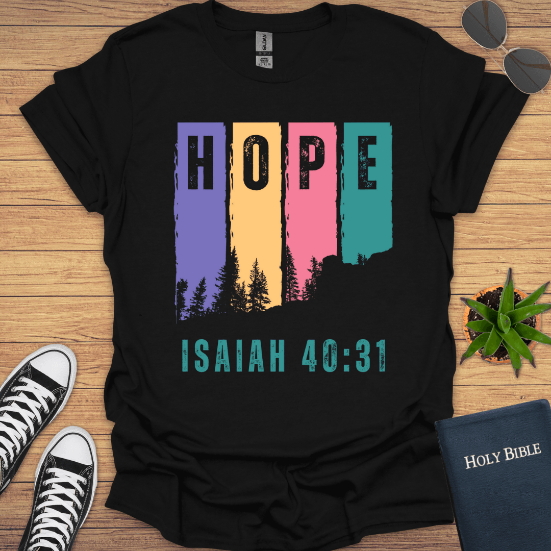 Hope Isaiah 40:31 T-Shirt - Christian Clothes