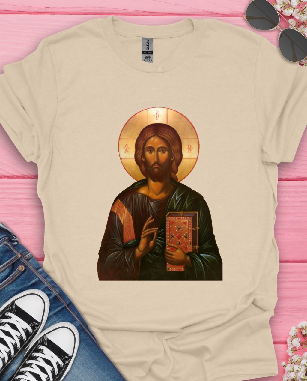Jesus Eastern Design   T-Shirt