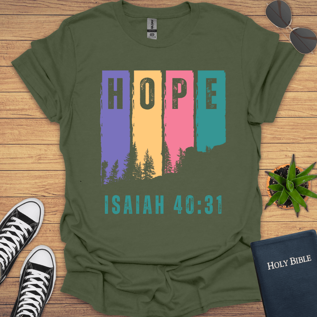 Hope Isaiah 40:31 T-Shirt - Christian Clothes