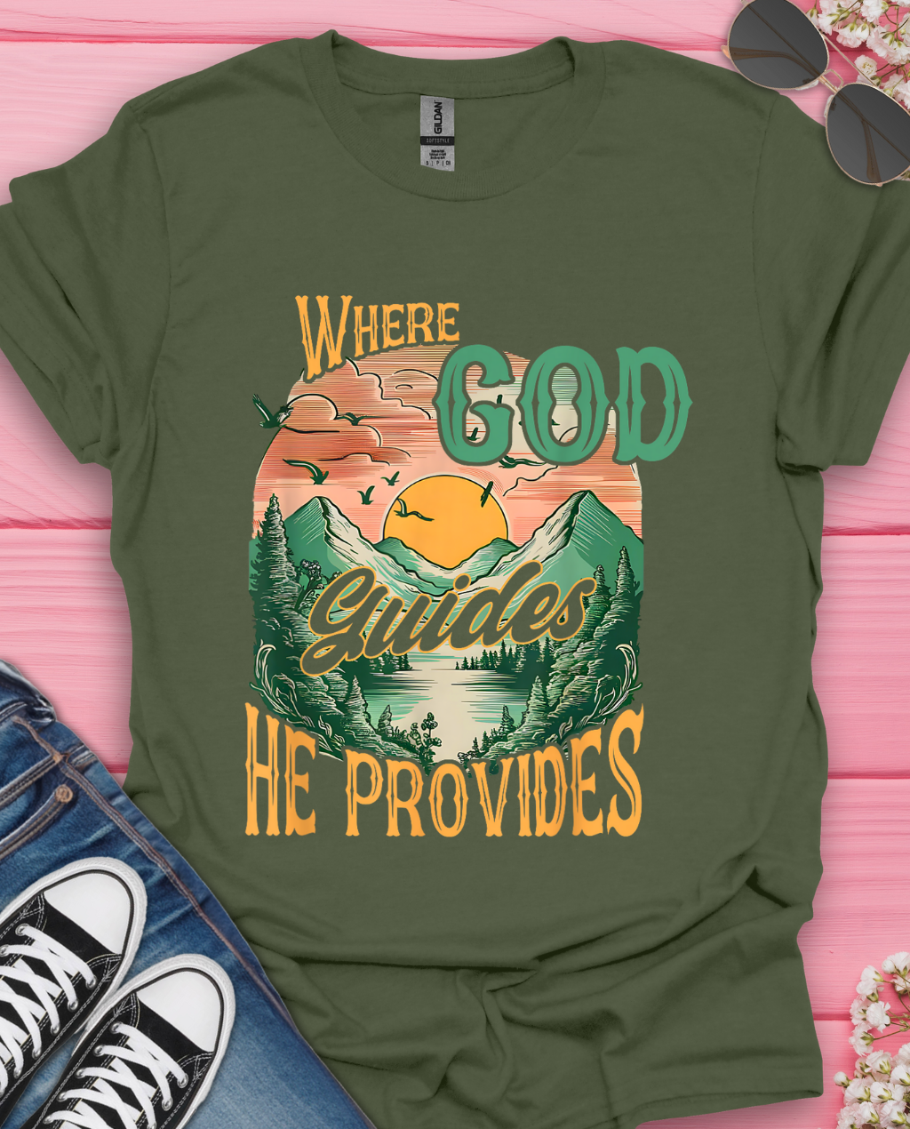 Where God Guides T-Shirt