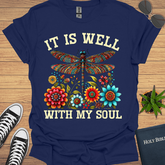 It Is Well With My Soul T-Shirt - Christian Clothes