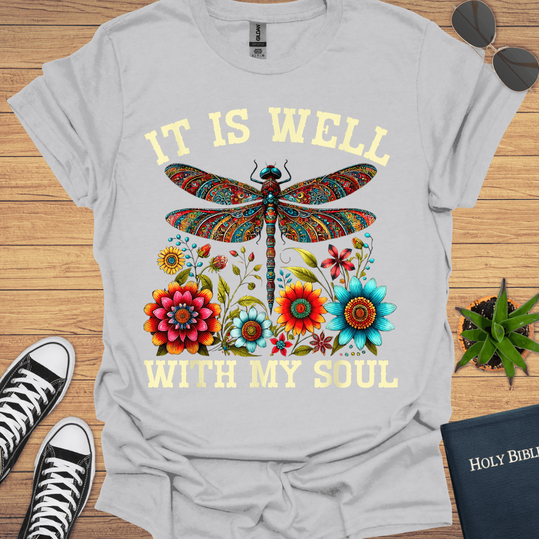 It Is Well With My Soul T-Shirt - Christian Clothes
