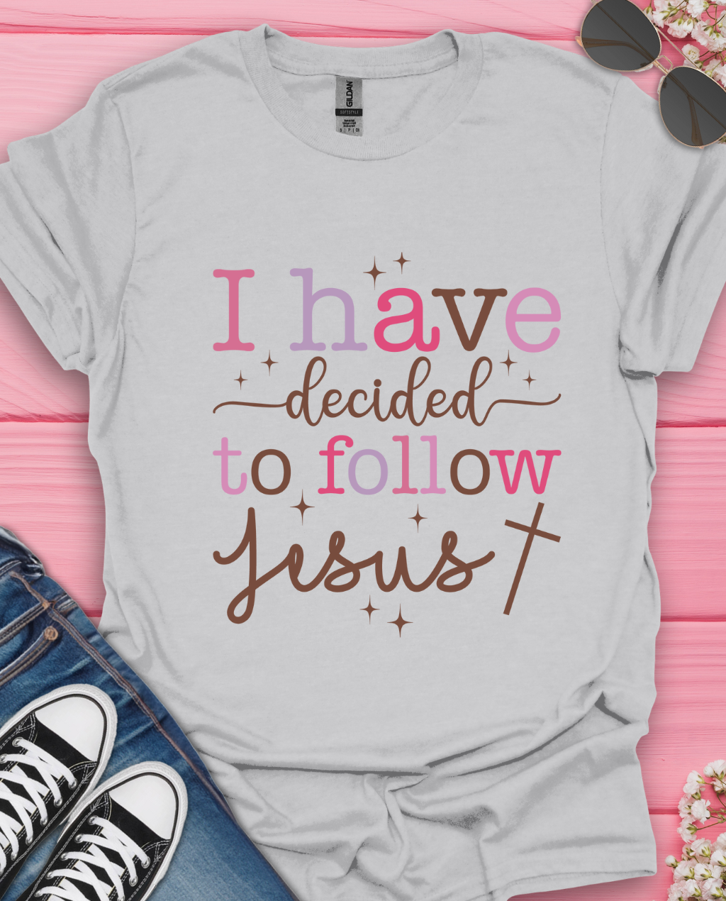 I have decided to follow Jesus T-Shirt