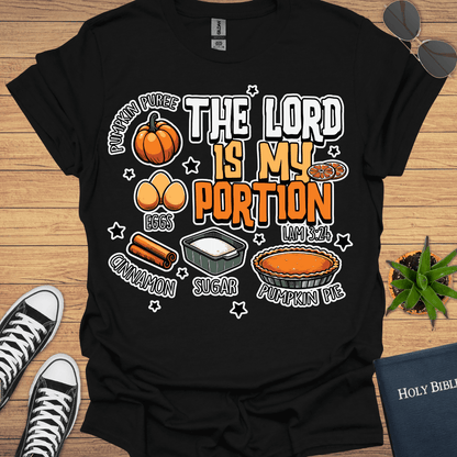The Lord is My Portion T-Shirt - Christian Clothes