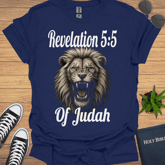 Lion Of Judah Revelation 5:5 T-Shirt - Christian Clothes