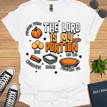 The Lord is My Portion T-Shirt - Christian Clothes
