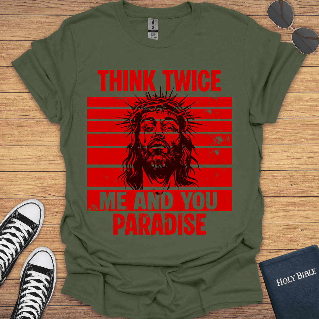 Think Twice T-Shirt - Christian Clothes