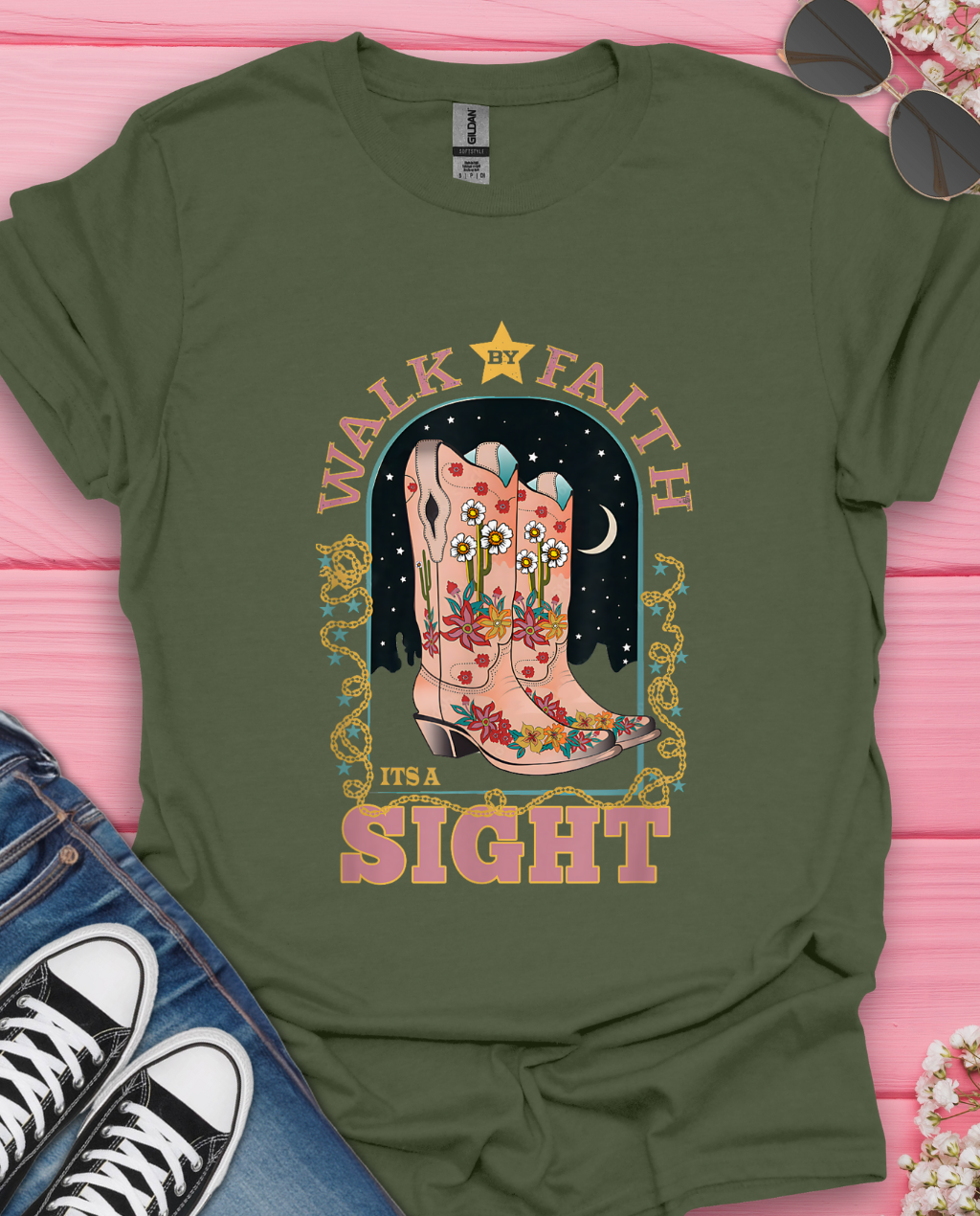 Walking By Faith T-Shirt