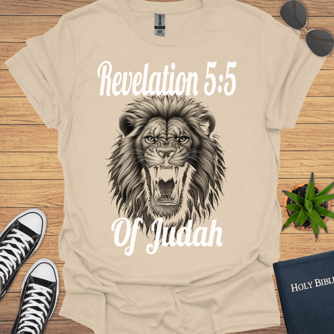 Lion Of Judah Revelation 5:5 T-Shirt - Christian Clothes