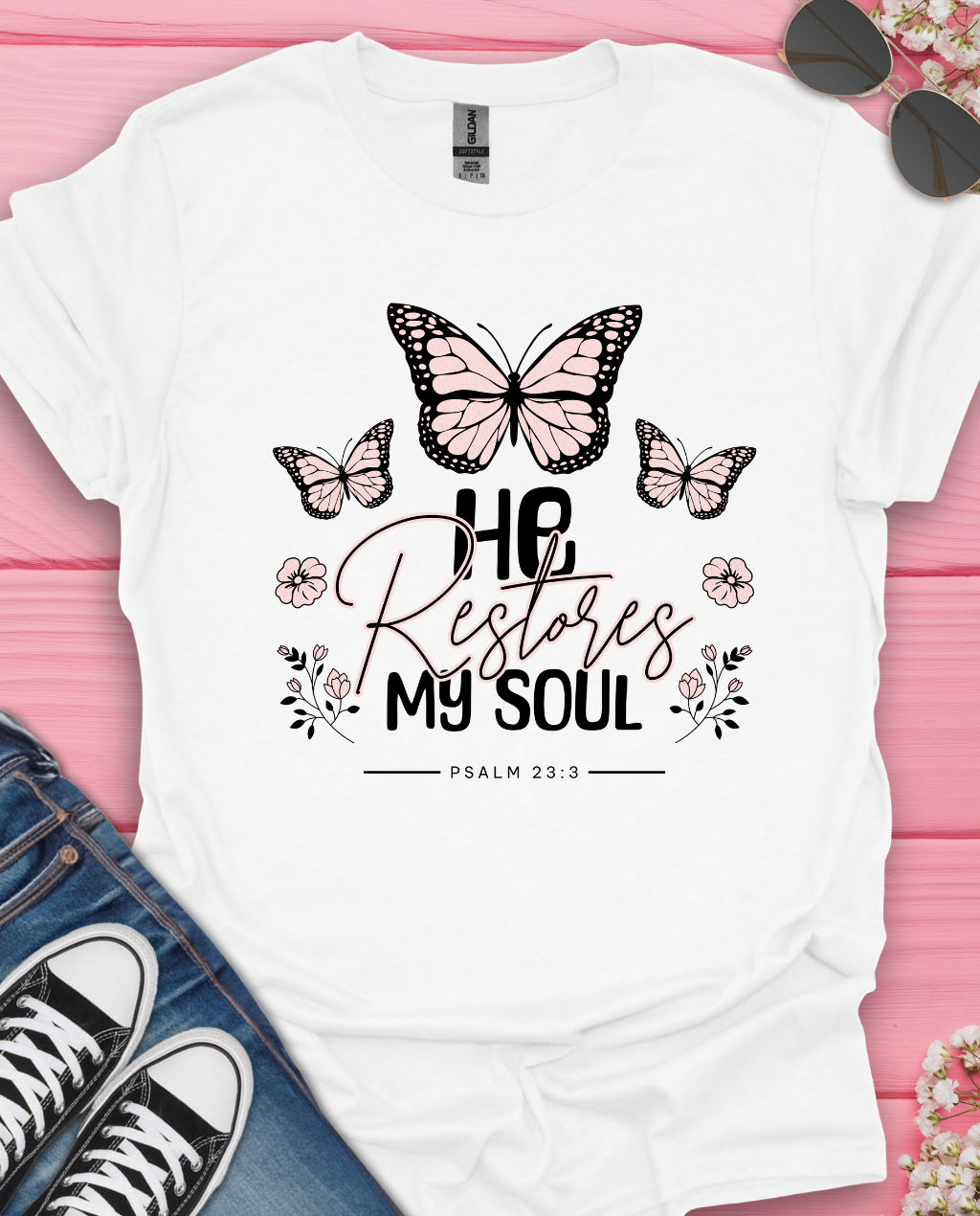 He Restored My Soul T-Shirt