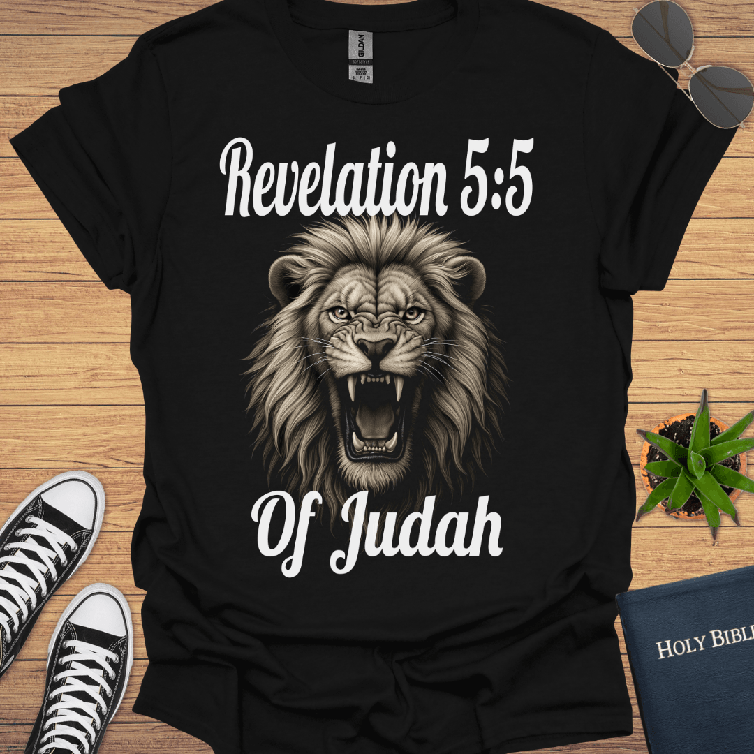 Lion Of Judah Revelation 5:5 T-Shirt - Christian Clothes