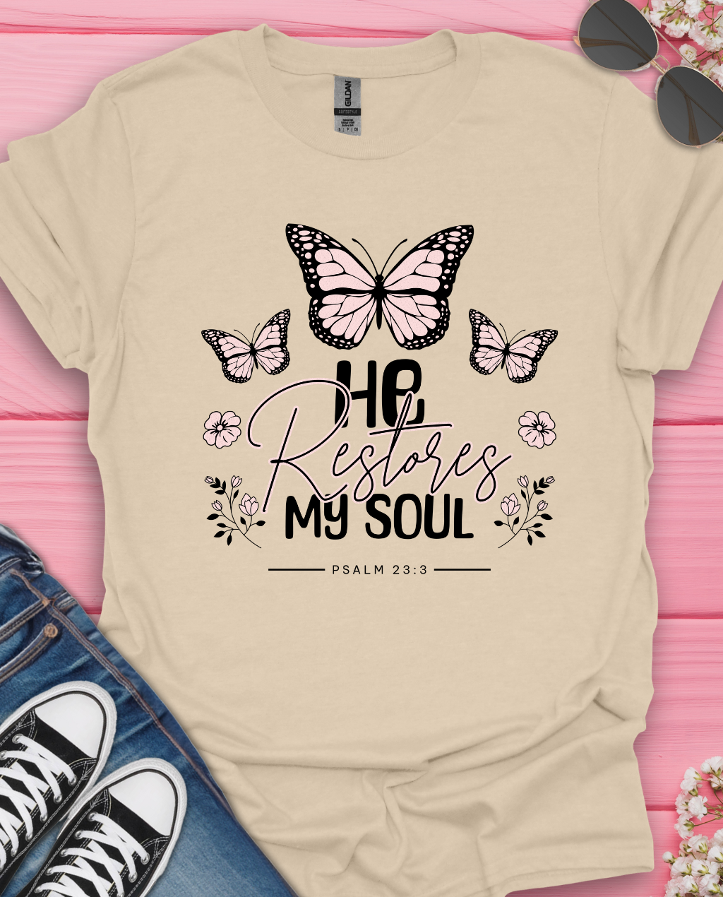 He Restored My Soul T-Shirt