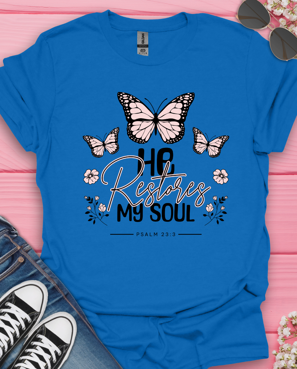 He Restored My Soul T-Shirt