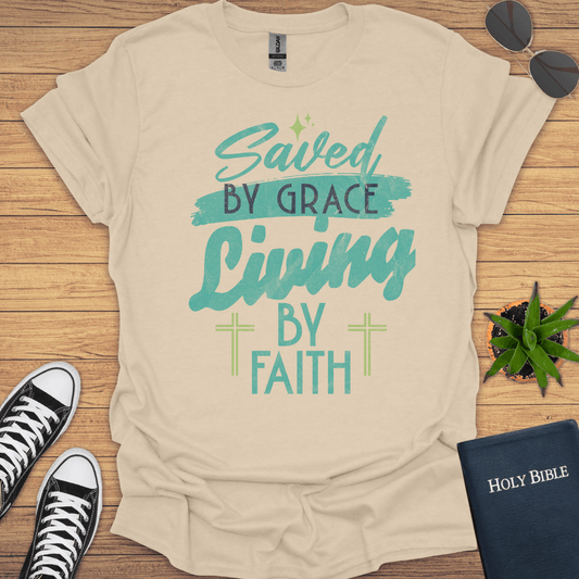 Saved By Grace T-Shirt - Christian Clothes